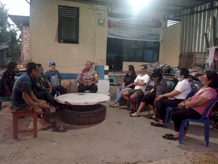 Bhabinkamtibmas Batuplat Fasilitasi Mediasi Kasus Kekerasan Antar Warga