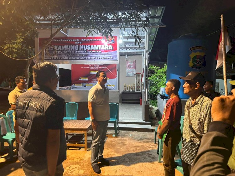 Wakapolda NTT Kunjungi Poskamling Liliba, Cek Langsung Kondisi dan Berikan Bantuan.