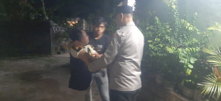 Respons Cepat Laporan di Call Center Polri 110, Piket SPKT Polsek Maulafa Amankan Pria Mabuk di Sikumana.