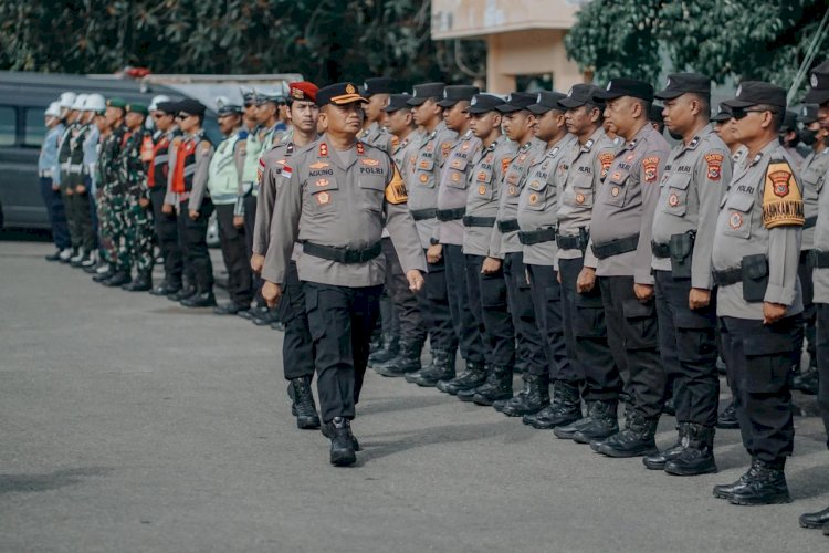 Operasi Lilin Turangga 2025 Dimulai, Polresta Kupang Kota Pastikan Kesiapan Personel dan Sarpras.