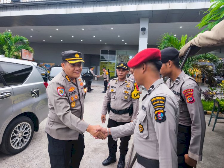 Stamaops Polri Laksanakan Pengawasan Operasi Lilin Turangga 2025 di Polresta Kupang Kota