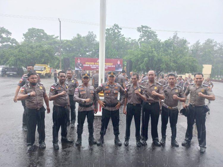 8 Personel Polsek Maulafa Naik Pangkat Periode 1 Januari 2026