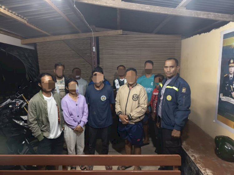 Pacaran Tanpa Sepengetahuan Keluarga Berujung Penganiayaan, Bhabinkamtibmas Naioni Lakukan Problem Solving.