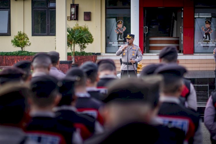 Kapolresta Kupang Kota Apresiasi Kinerja Personel, Raih Predikat Wilayah Bebas dari Korupsi (WBK).