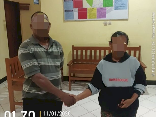 Kasus Penganiayaan Antar Tetangga di Fatukoa, Berakhir Damai oleh Mediasi Polsek Maulafa.