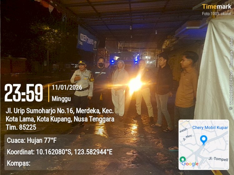 Respon Cepat Aduan Masyarakat Polresta Gelar Patroli Dialogis Hingga Dini Hari