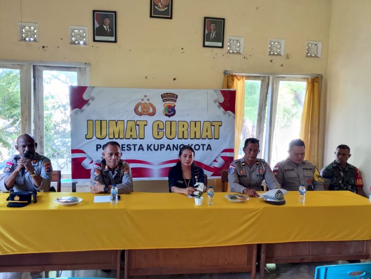Polresta Kupang Kota Gelar Jumat Curhat bersama Warga Kelurahan Penkase Oeleta