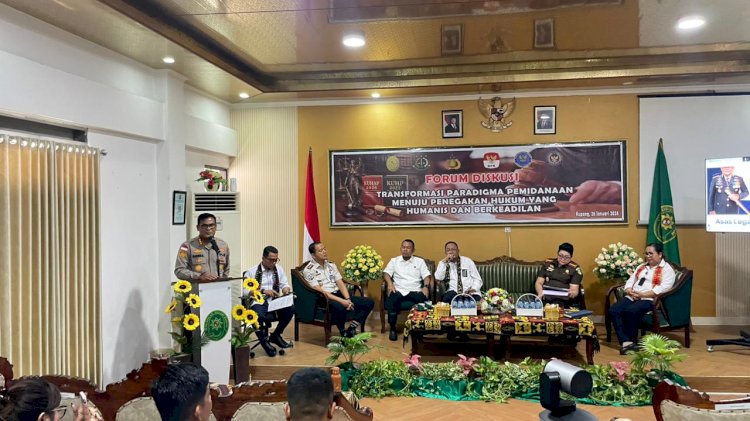Sinergi Penegak Hukum: Kapolresta Kupang Kota Jadi Pemateri Dalam Forum Diskusi Implementasi KUHP 2023 dan KUHAP 2025.