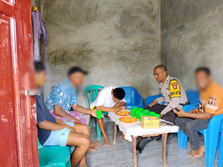 Bhabinkamtibmas Naioni Kedepankan Problem Solving, Permasalahan Warga Diselesaikan secara Kekeluargaan.