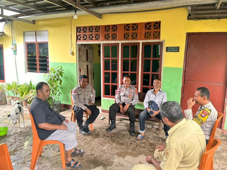 Satbinmas Polresta Kupang Kota Intensifkan Sambang dan Imbauan Kamtibmas di Kelurahan Fatululi