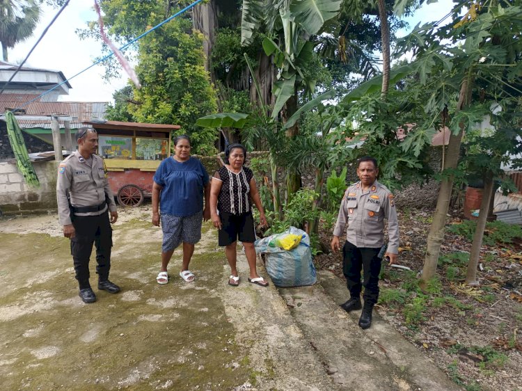 Polsek Kota Raja Respon Keluhan Warga, Ajukan Bantuan Sumur Bor Untuk Kelurahan Fontein.