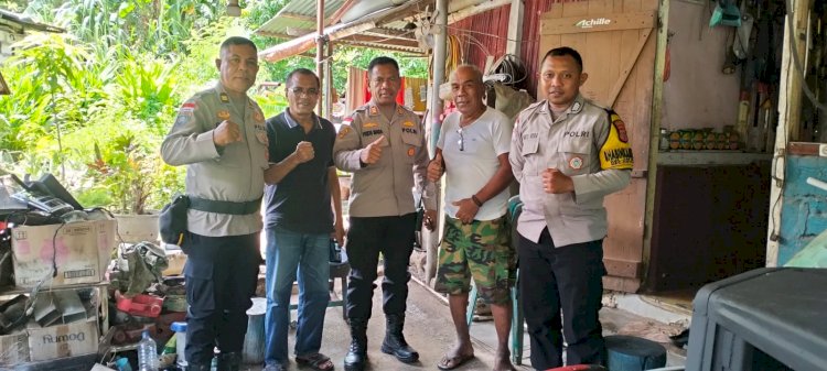 Tutup Ruang Judi Sabung Ayam, Kapolsek Kotaraja dan Bhabinkamtibmas Rangkul Tokoh Masyarakat Airnona.