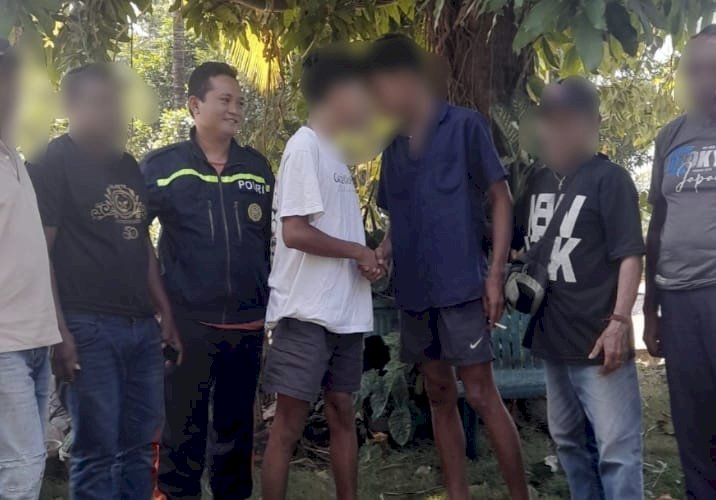 Selesaikan Salah Paham, Bhabinkamtibmas Fatufeto Fasilitasi Jalan Damai Bagi Warga yang Bertikai.