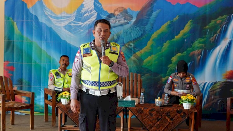 Satlantas Polresta Kupang Kota Ajak Pelajar SMA Seminari St. Rafael Jadi Pelopor Keselamatan Berlalu Lintas