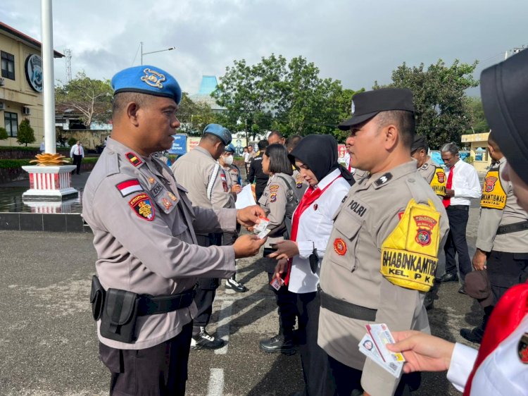 Sipropam Polresta Kupang Kota Terus Gelar Gaktiblin, Tingkatkan Disiplin dan Sikap Humanis Personel.