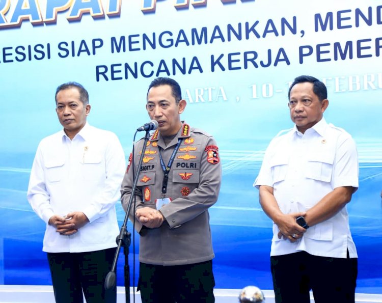 Rapim Polri 2026 Hari Kedua, Kapolri Tekankan Peran Polri Jaga Stabilitas dan Dukung Program Pemerintah.