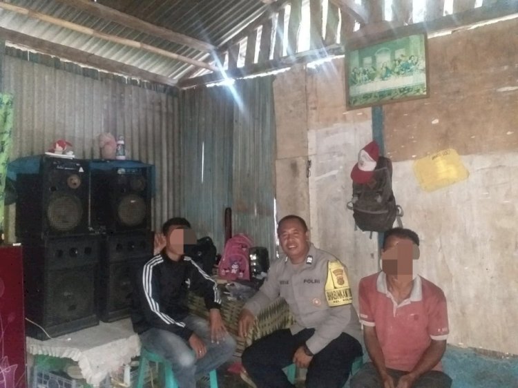 Mediasi Konflik Ayah dan Anak, Bhabinkamtibmas Kolhua Hadir Jadi Jembatan Perdamaian.