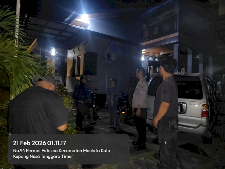 Lapor via Call Center 110, Warga Fatukoa Dapat Respons Cepat Polsek Maulafa Atasi Gangguan Karaoke pada Dini Hari.