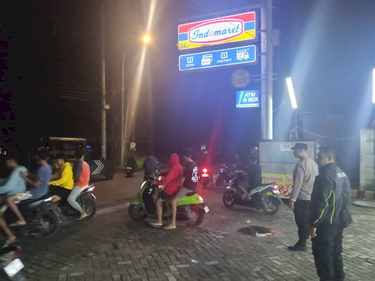 Patroli Dini Hari, Polsek Maulafa Bubarkan Remaja yang Hendak Balap Liar dan Konsumsi Miras.