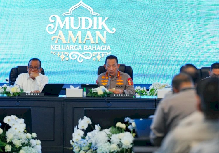 Pimpin Rakor Lintas Sektoral, Kapolri Tekankan Optimalisasi Pengamanan dan Pelayanan di Ops Ketupat 2026.