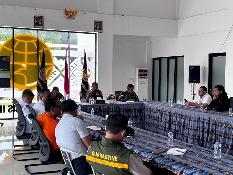 Sinergi Stakeholder, Polresta Kupang Kota Hadiri Rapat Koordinasi Penyelenggaraan Angkutan Laut Lebaran 2026.