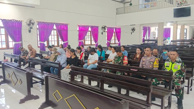 Bhabinkamtibmas Nunbaun Sabu Hadiri Mini Lokakarya Puskesmas Alak, Perkuat Sinergi Pelayanan Kesehatan Masyarakat.