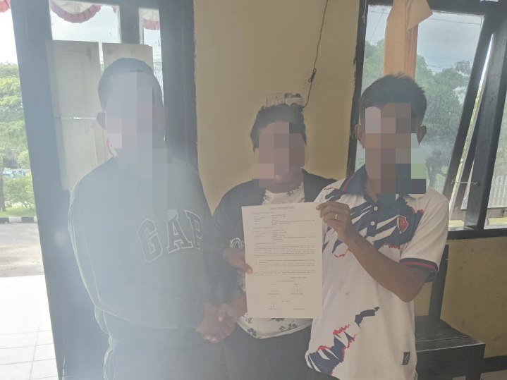 Polsek Maulafa Mediasi Kasus Pengancaman di Nasipanaf, Kedua Pihak Sepakat Berdamai.