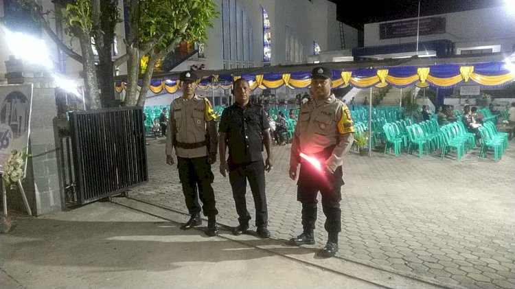 HUT Ke-36 GMIT Kaisarea Kolhua Berlangsung Khidmat, Polsek Maulafa Terjunkan Personel Amankan Acara.