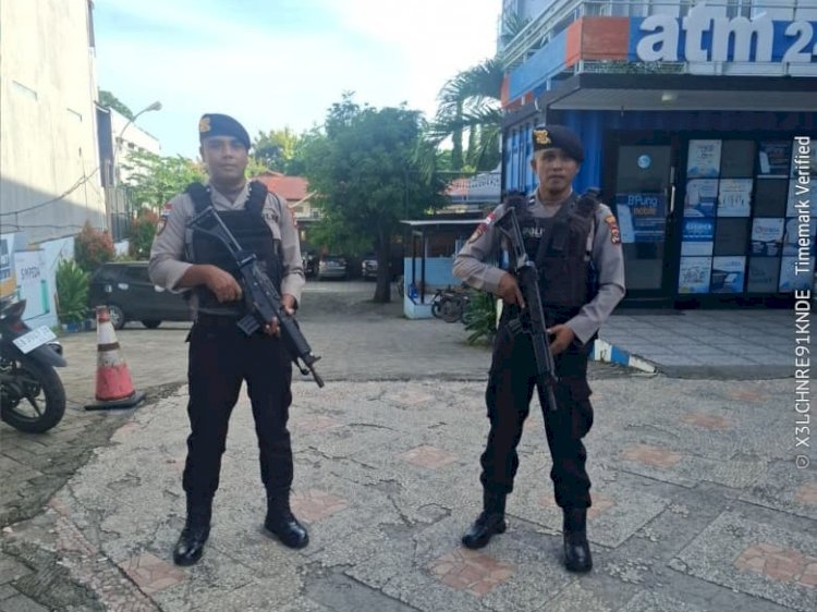 Kesiapsiagaan Personel Pamobvit, Jaga Stabilitas Keamanan Obvit di Kota Kupang.