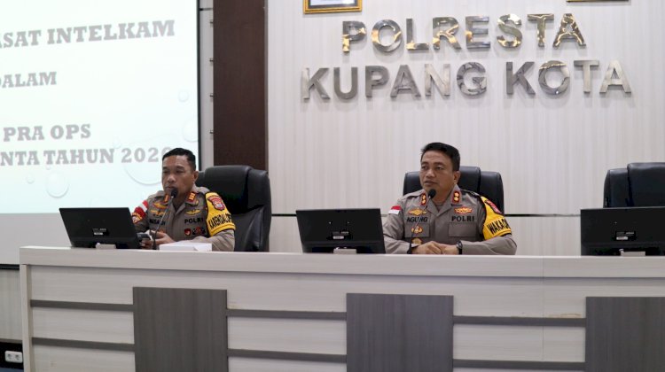 Latpra Ops Semana Santa Turangga 2026, Polresta Kupang Kota Siapkan Pengamanan Humanis Jelang Paskah.