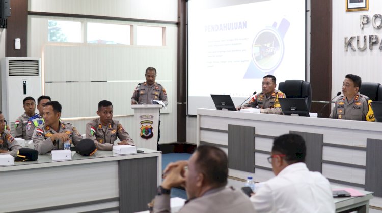 Latpra Ops Semana Santa Turangga 2026, Polresta Kupang Kota Siapkan Pengamanan Humanis Jelang Paskah.