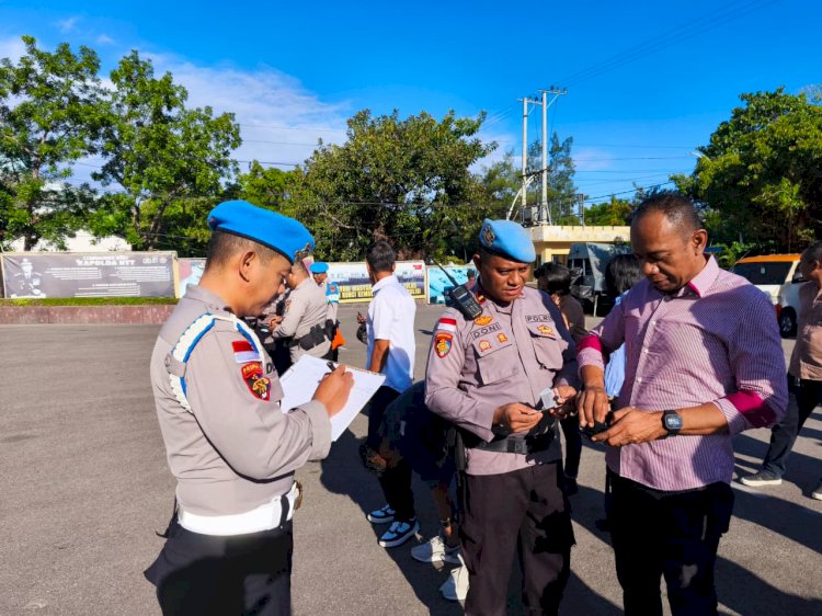 Wujudkan Polri Humanis dan Profesional, Propam Polresta Kupang Kota Perketat Disiplin Anggota.