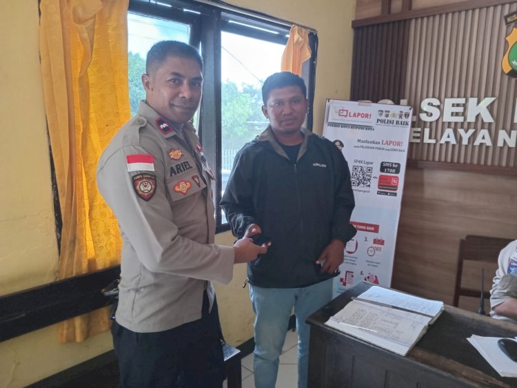 Aksi Mulia AIPDA Azariel: Amankan dan Kembalikan Handphone yang Ditemukan ke Pemiliknya.