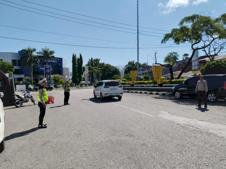 Hadir untuk Masyarakat, Polresta Kupang Kota Siaga di Pos Pam Selama Semana Santa 2026.