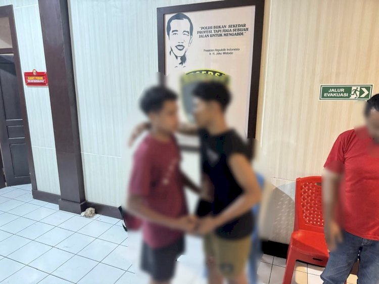 Kedepankan Keadilan Restoratif, Polresta Kupang Kota Fasilitasi Perdamaian Kasus Pencurian HP dan Helm.
