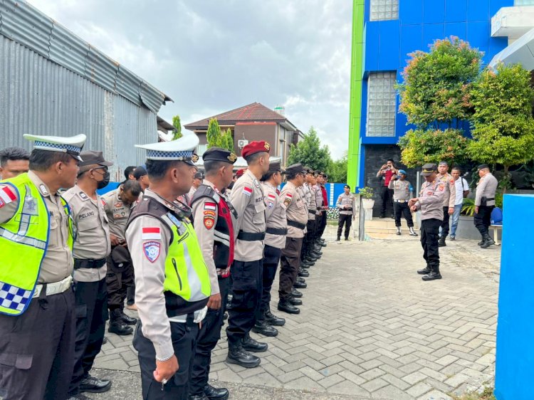Polresta Kupang Kota Kedepankan Pendekatan Humanis Saat Kawal Aksi Unras di Kopdit Swasti Sari