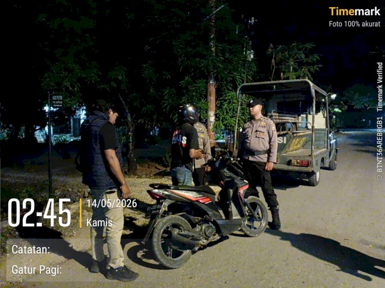 Respons Aduan di Call Center 110, Polsek Maulafa Amankan Pelaku yang Mabuk Putar Musik Keras dan Ancam Tetangga.