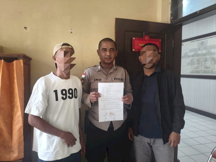 Diduga Tipu Pembelian Tiket Kapal Laut, Personel Satsamapta Polresta Kupang Kota Tempuh Mediasi Kekeluargaan.