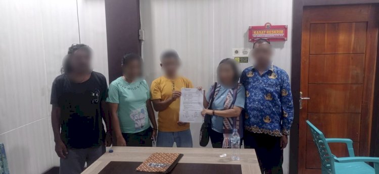 Lewat Restorative Justice, Satreskrim Polresta Kupang Kota Tuntaskan Kasus Pencurian Kain Tenun Senilai Belasan Juta Rupiah.