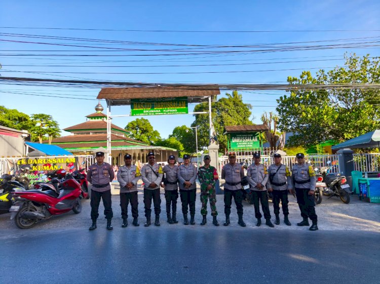 Polresta Kupang Kota Kerahkan 239 Personel, Amankan Salat Idul Adha 1447 H di 27 Lokasi.