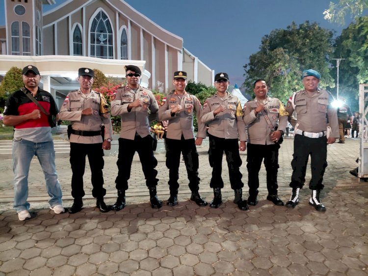 Polsek Maulafa Amankan Parade Nusantara Bulan Budaya GMIT 2026 di Gereja Paulus Oepura