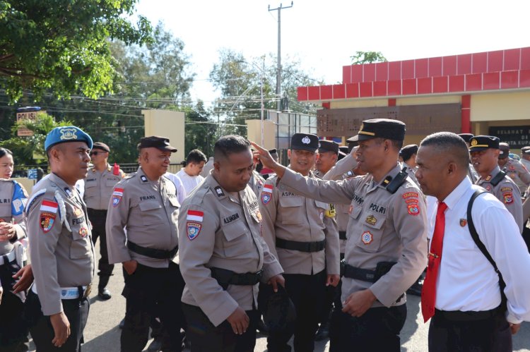 Wakapolresta Kupang Kota Pimpin Gaktiblin, Tekankan Disiplin sebagai Cerminan Profesionalisme Personel.