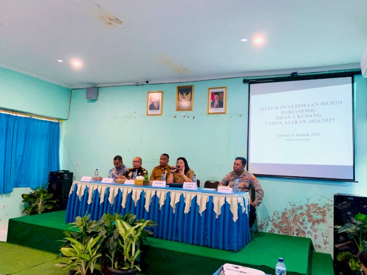 SMA Negeri 1 Kota Kupang Sosialisasikan SPMB 2026/2027, Libatkan Polri, Kejati, Ombudsman dan Inspektorat untuk Jamin Transparansi.