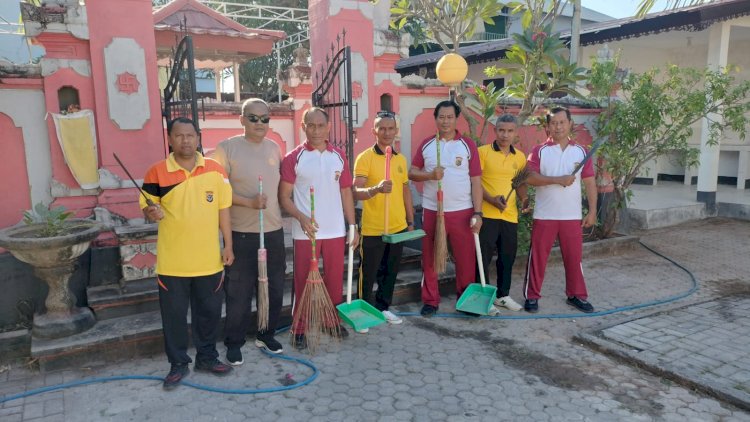 Polsek Alak Gelar Bakti Religi Serentak di Tiga Tempat Ibadah, Wujud Kepedulian dan Penguatan Toleransi.