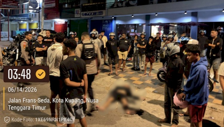 Patroli Lampu Biru Polresta Kupang Kota: Respon Cepat Tangani Laka Lantas di TDM dan Redam Keributan di Oebufu.