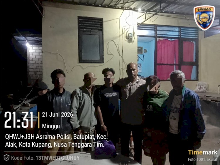 Tangani Laporan KDRT, Bhabinkamtibmas Batuplat Berikan Edukasi Hukum dan Mediasi.