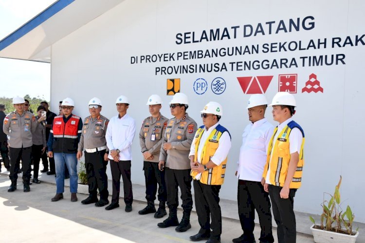Kapolda NTT Tinjau Pembangunan Sekolah Rakyat, Wujud Dukungan terhadap Peningkatan Akses Pendidikan.