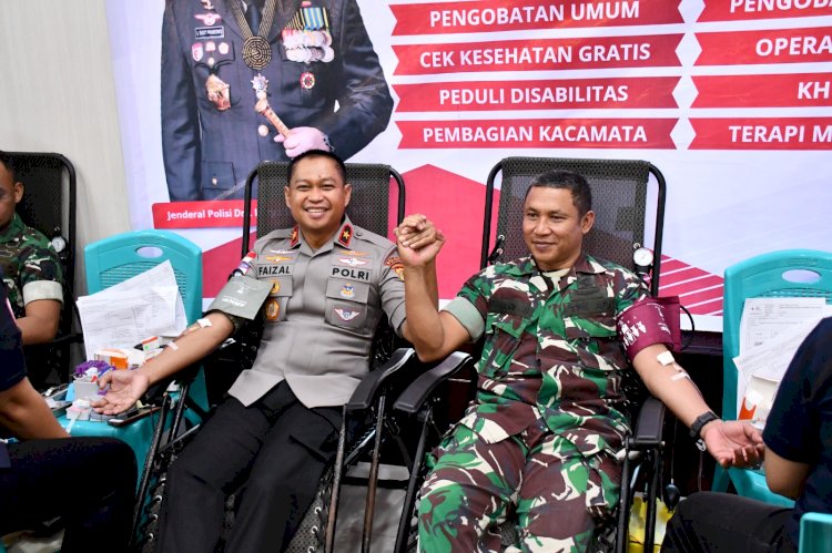 Wujud Nyata Polda NTT Penuh Kasih untuk Masyarakat, Polda NTT Gelar Bhakti Kesehatan Hari Bhayangkara ke 80.