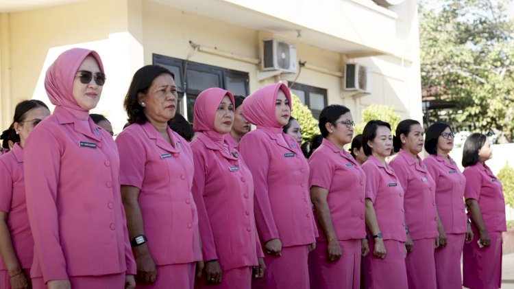 Kapolresta Kupang Kota Pimpin Upacara Kenaikan Pangkat 66 Personel Periode 1 Juli 2026.
