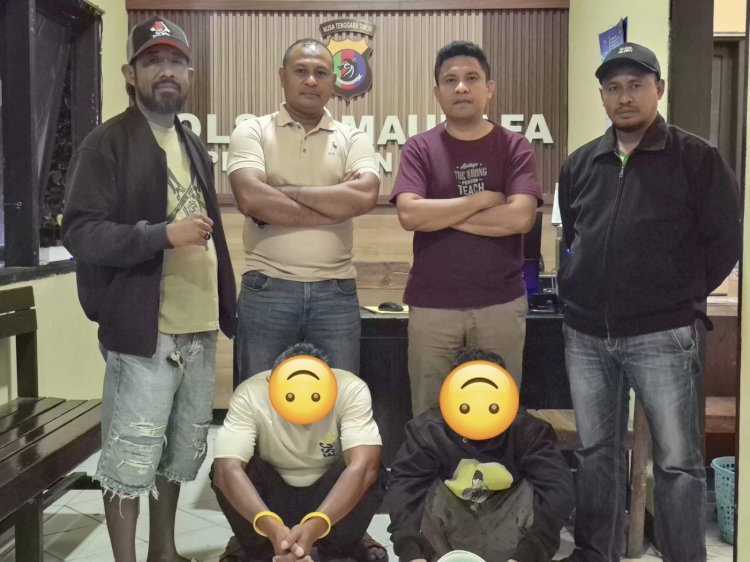 Respons Cepat Polsek Maulafa, Dua Pelaku Spesialis Pencurian Anjing Bermodus Ikan Beracun Diringkus.
